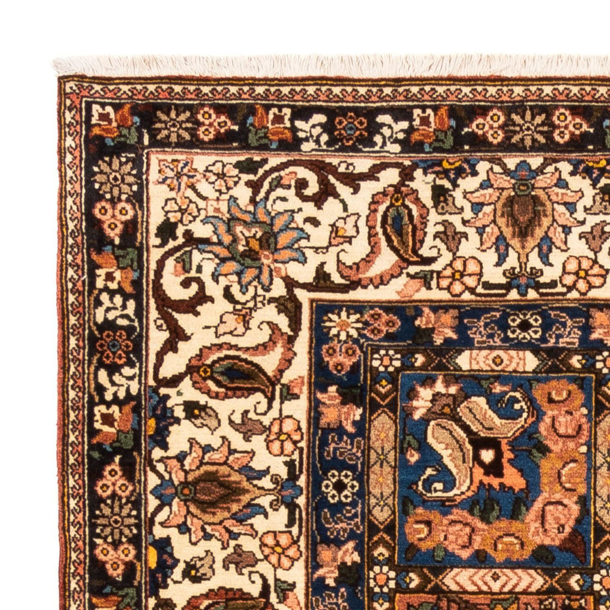 Tapis persan - Nomadic carré  - 207 x 199 cm - beige foncé