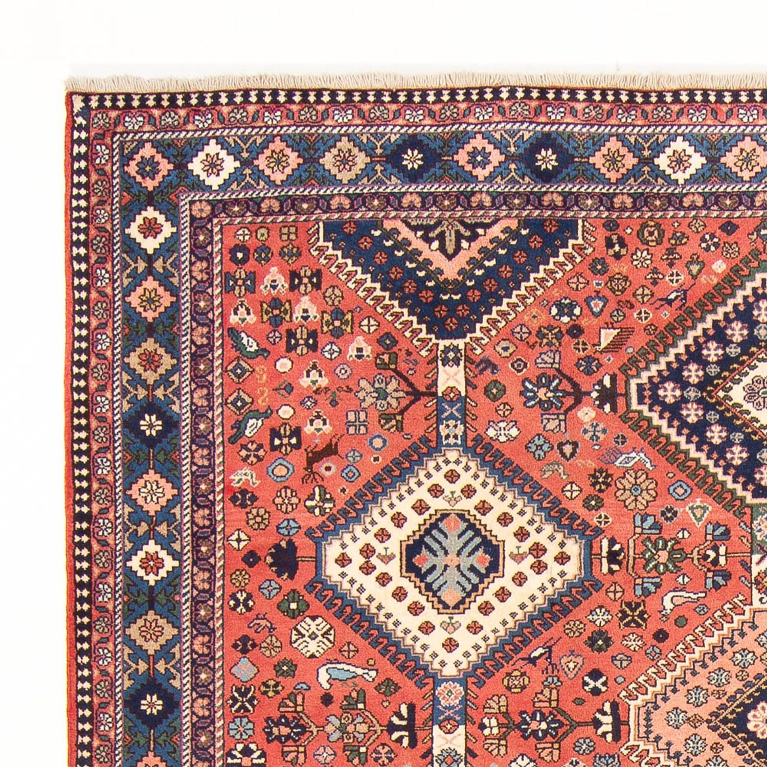 Tapis persan - Nomadic - 288 x 204 cm - rouge