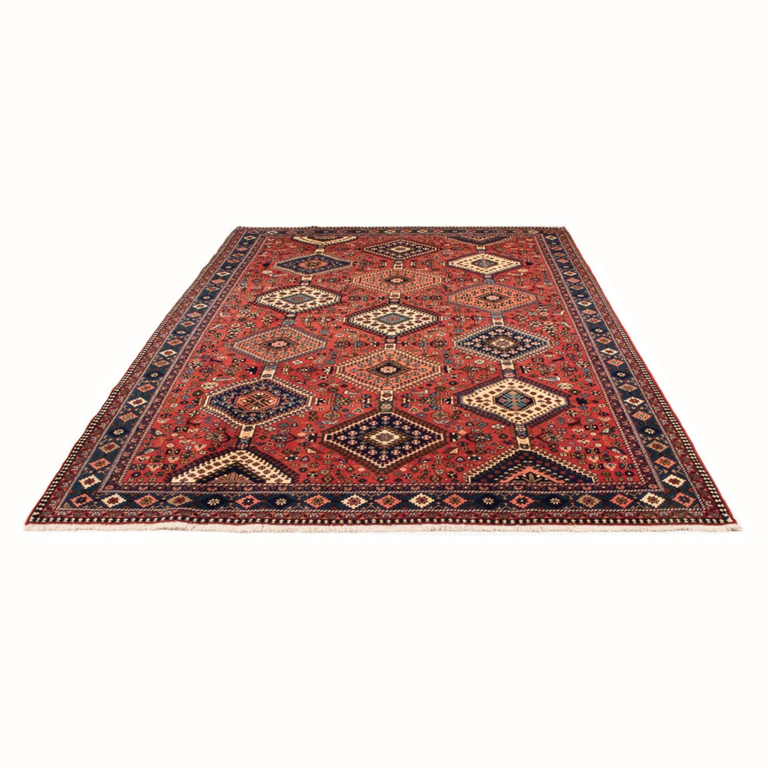 Tapis persan - Nomadic - 288 x 204 cm - rouge
