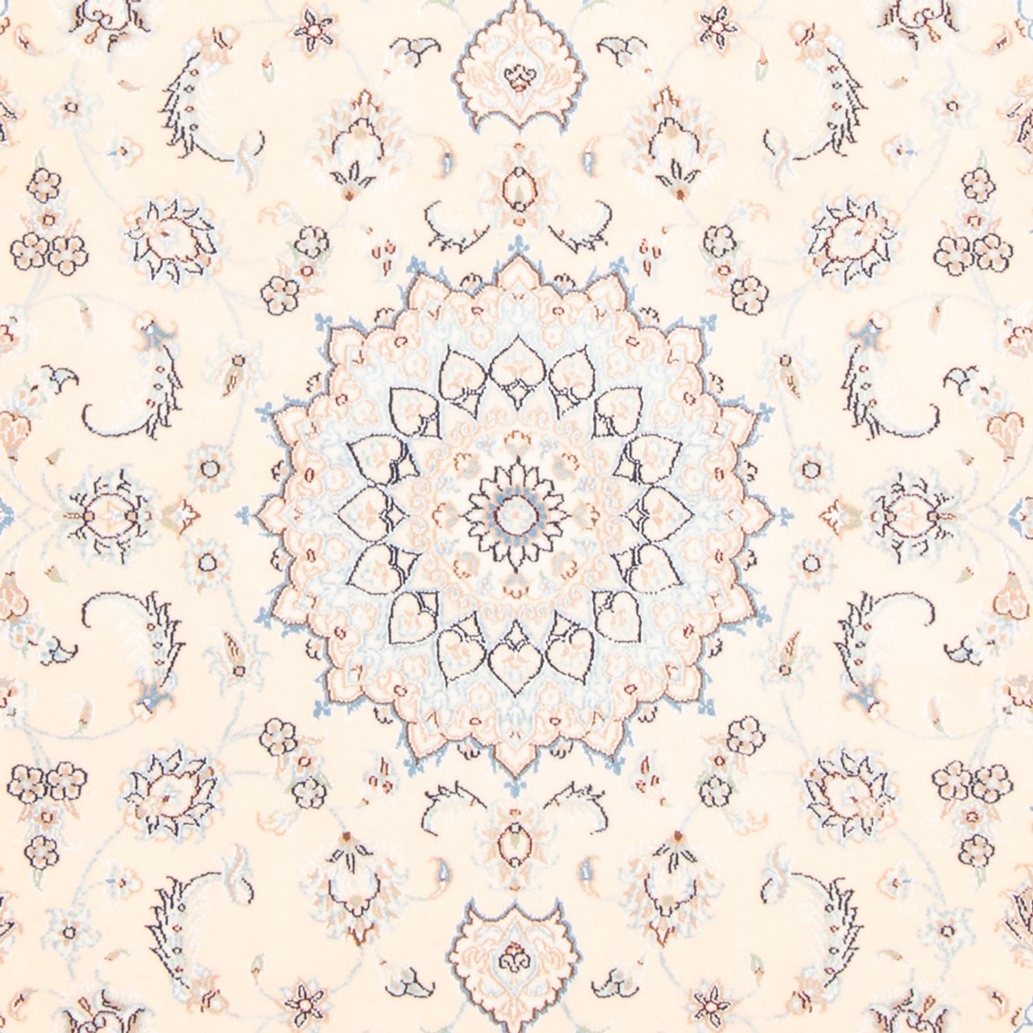 Tapis persan - Nain - Royal - 178 x 121 cm - crème