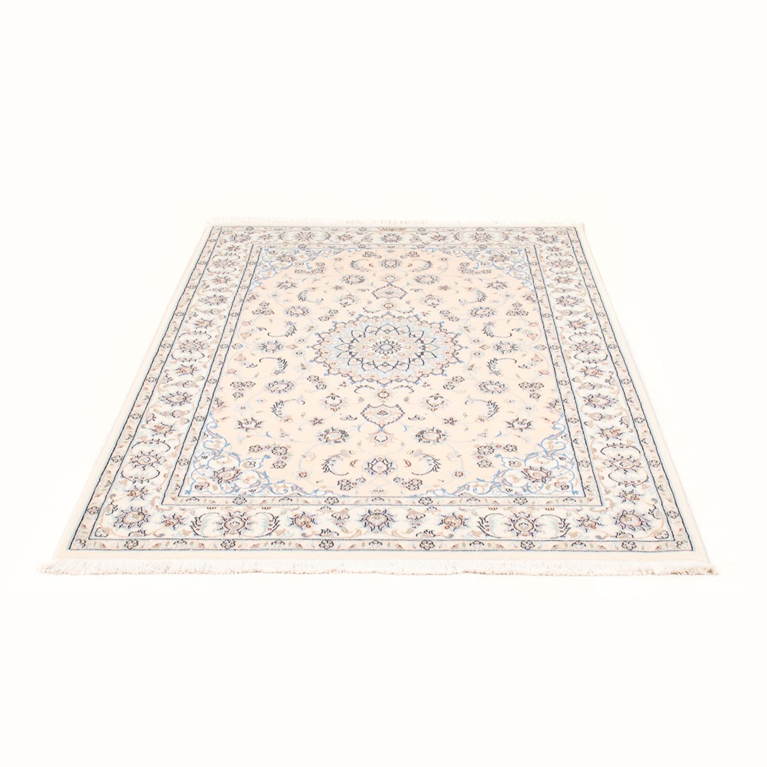 Tapis persan - Nain - Royal - 178 x 121 cm - crème