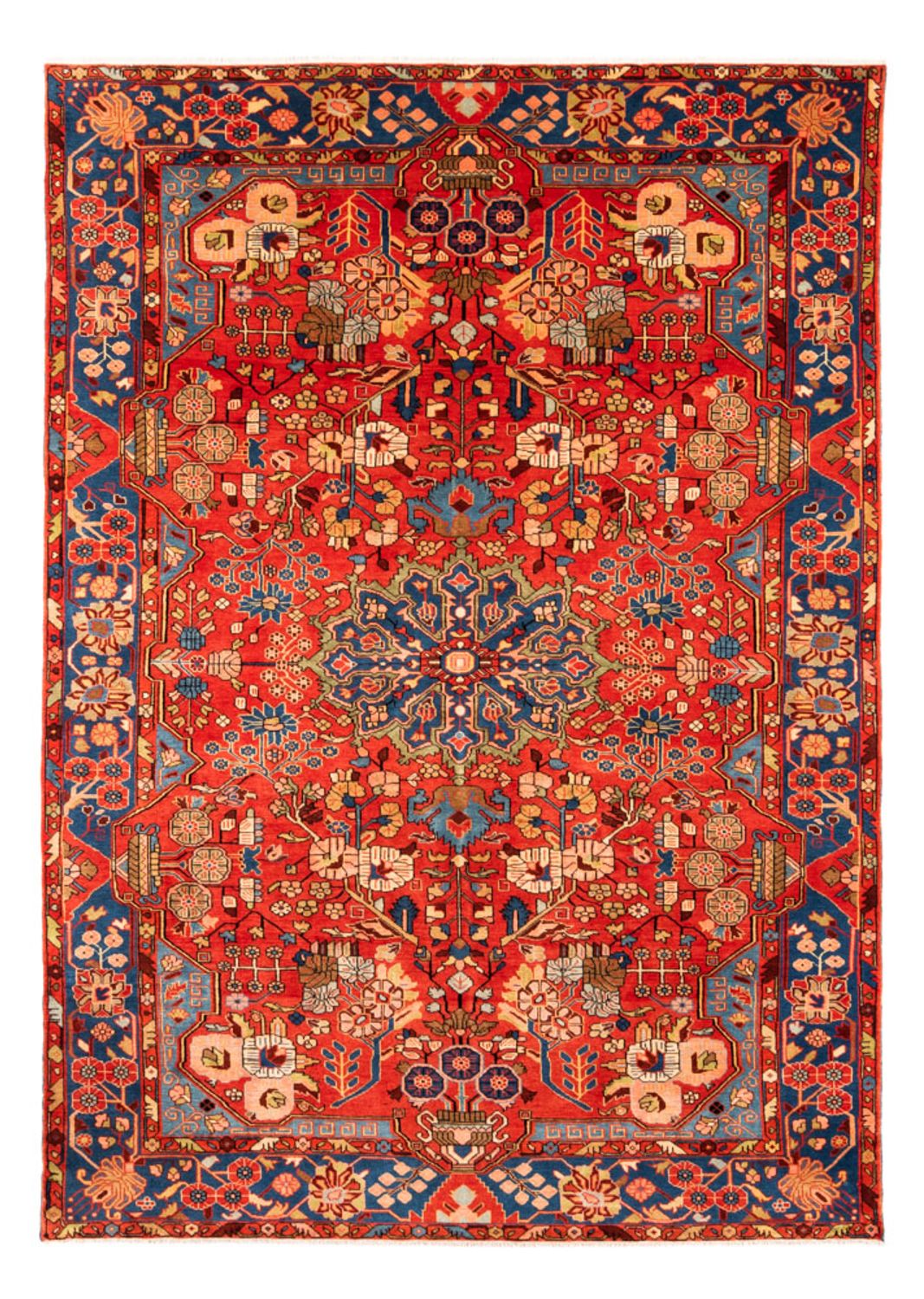 Tapis persan - Nomadic - 286 x 202 cm - rouge