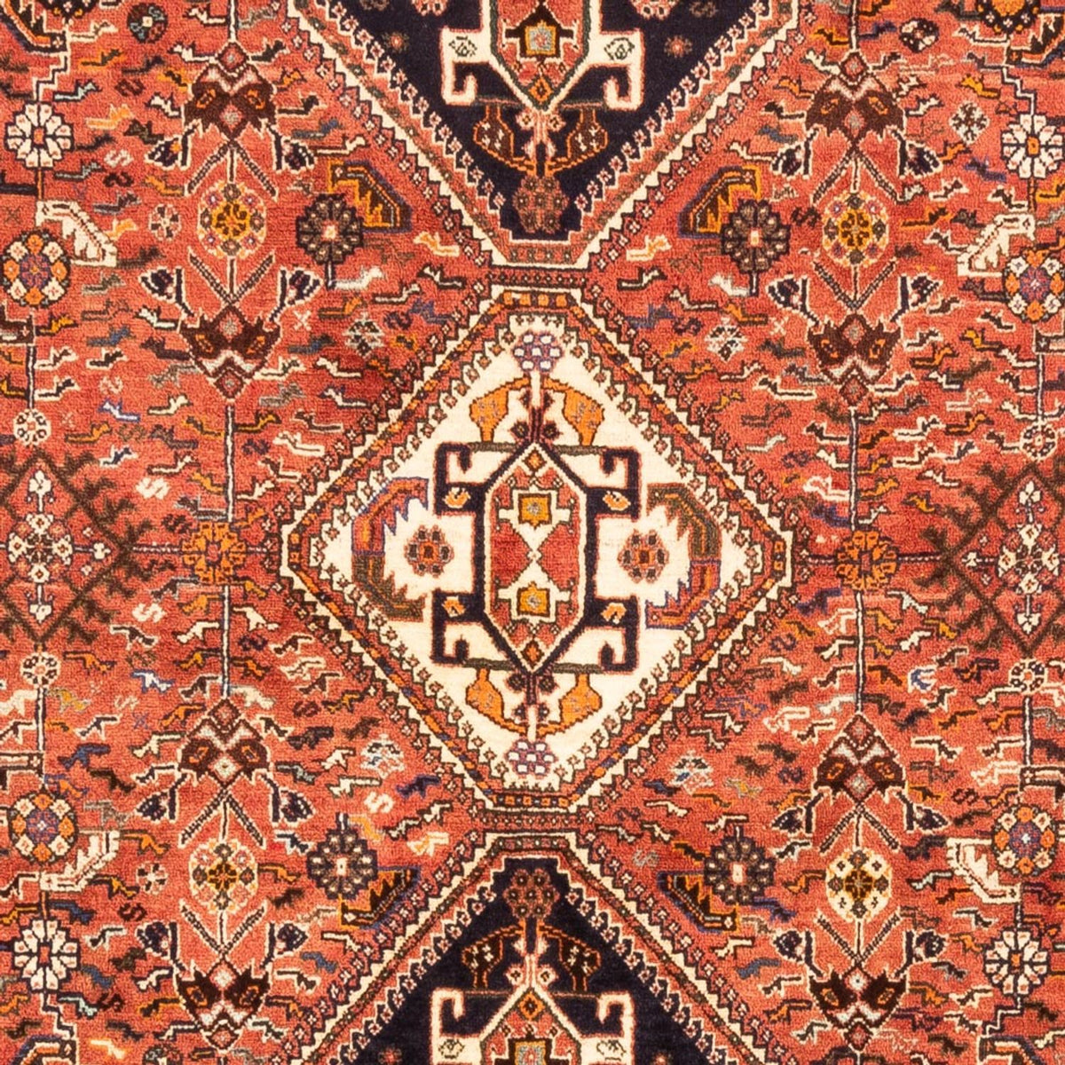 Tapis persan - Nomadic - 253 x 170 cm - rouge