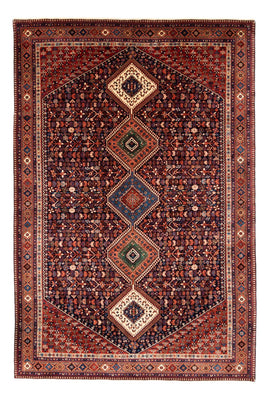 Tapis persan - Nomadic - 304 x 205 cm - rouge bordeaux