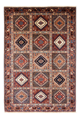 Tapis persan - Nomadic - 306 x 206 cm - rouge bordeaux