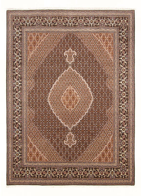 Tapis persan - Tabriz - Royal - 294 x 204 cm - bleu foncé