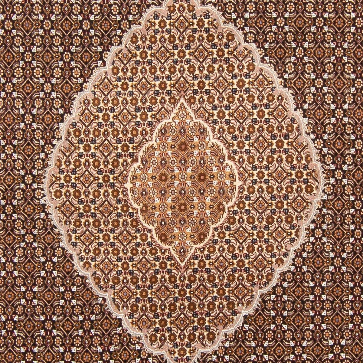 Tapis persan - Tabriz - Royal - 294 x 204 cm - bleu foncé