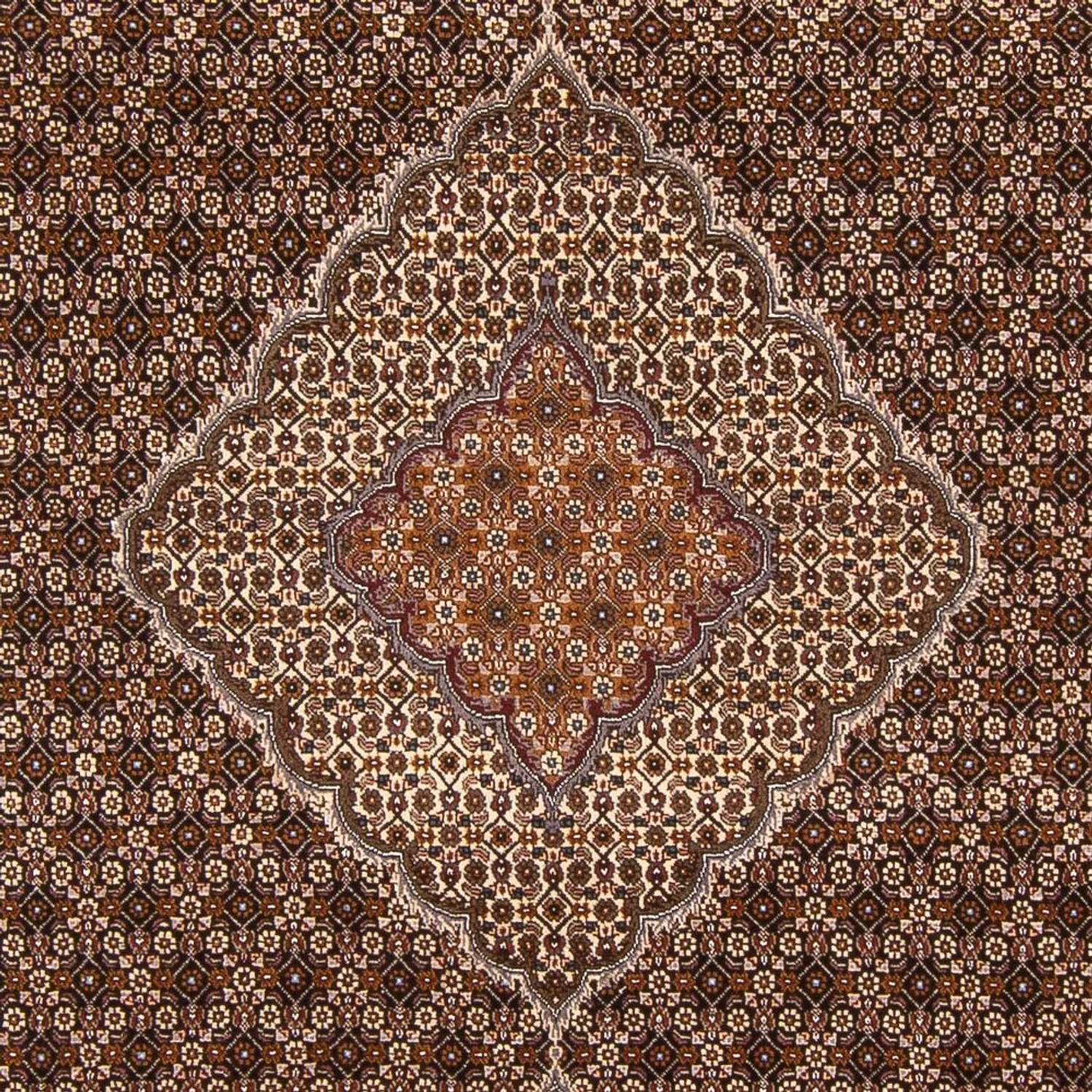Tapis persan - Tabriz - Royal - 300 x 206 cm - bleu foncé