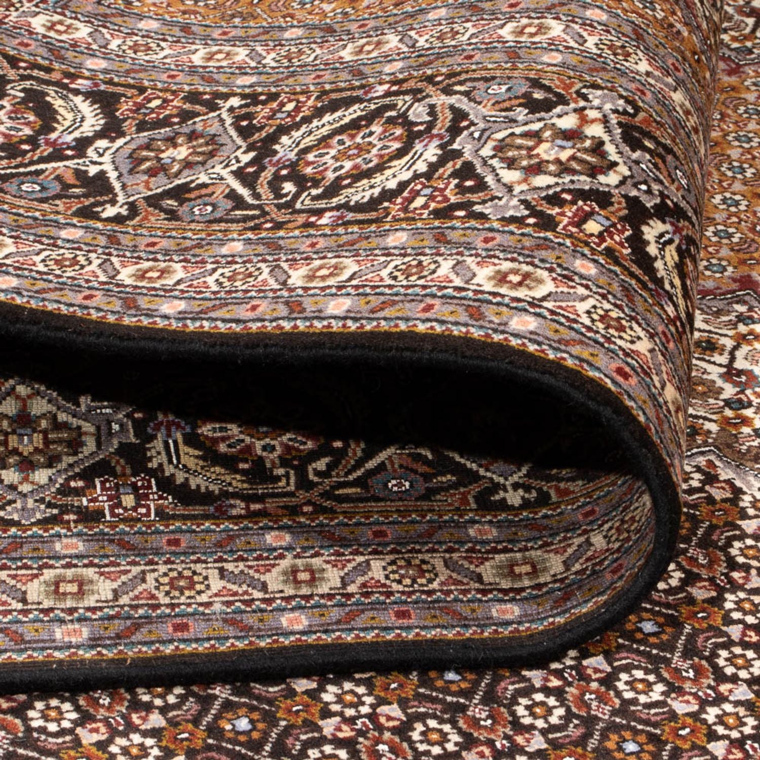 Tapis persan - Tabriz - Royal - 300 x 206 cm - bleu foncé
