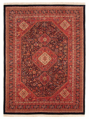Tapis persan - Nomadic - 295 x 213 cm - bleu foncé