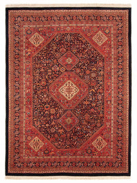 Tapis persan - Nomadic - 295 x 213 cm - bleu foncé