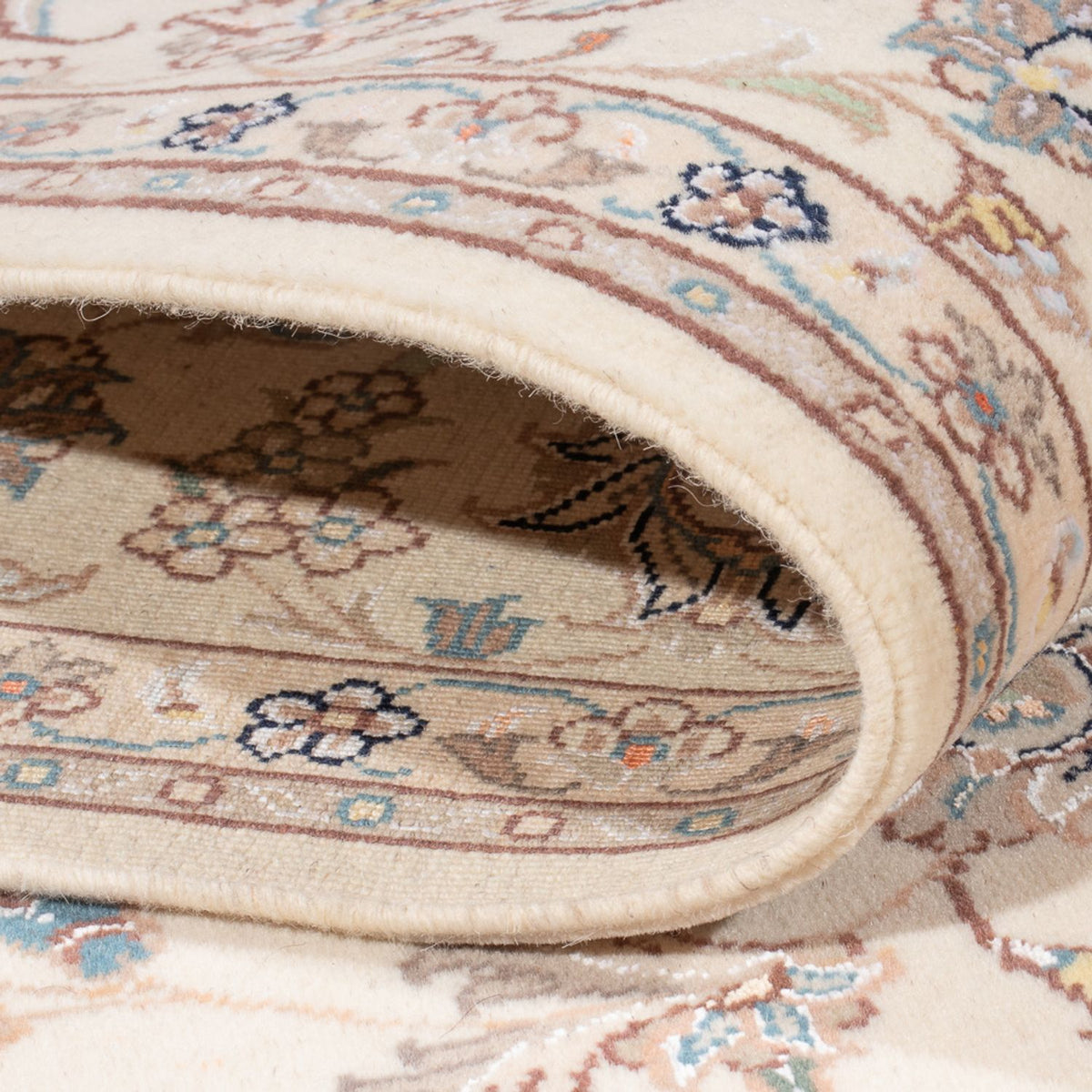 Tapis persan - Tabriz - Royal - 209 x 149 cm - crème