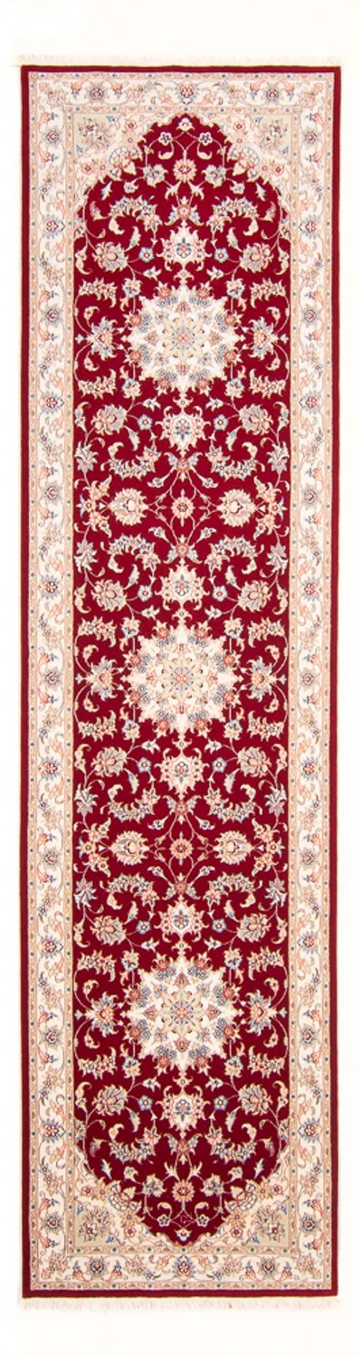 Tapis de couloir Tapis persan - Tabriz - Royal - 305 x 80 cm - rouge