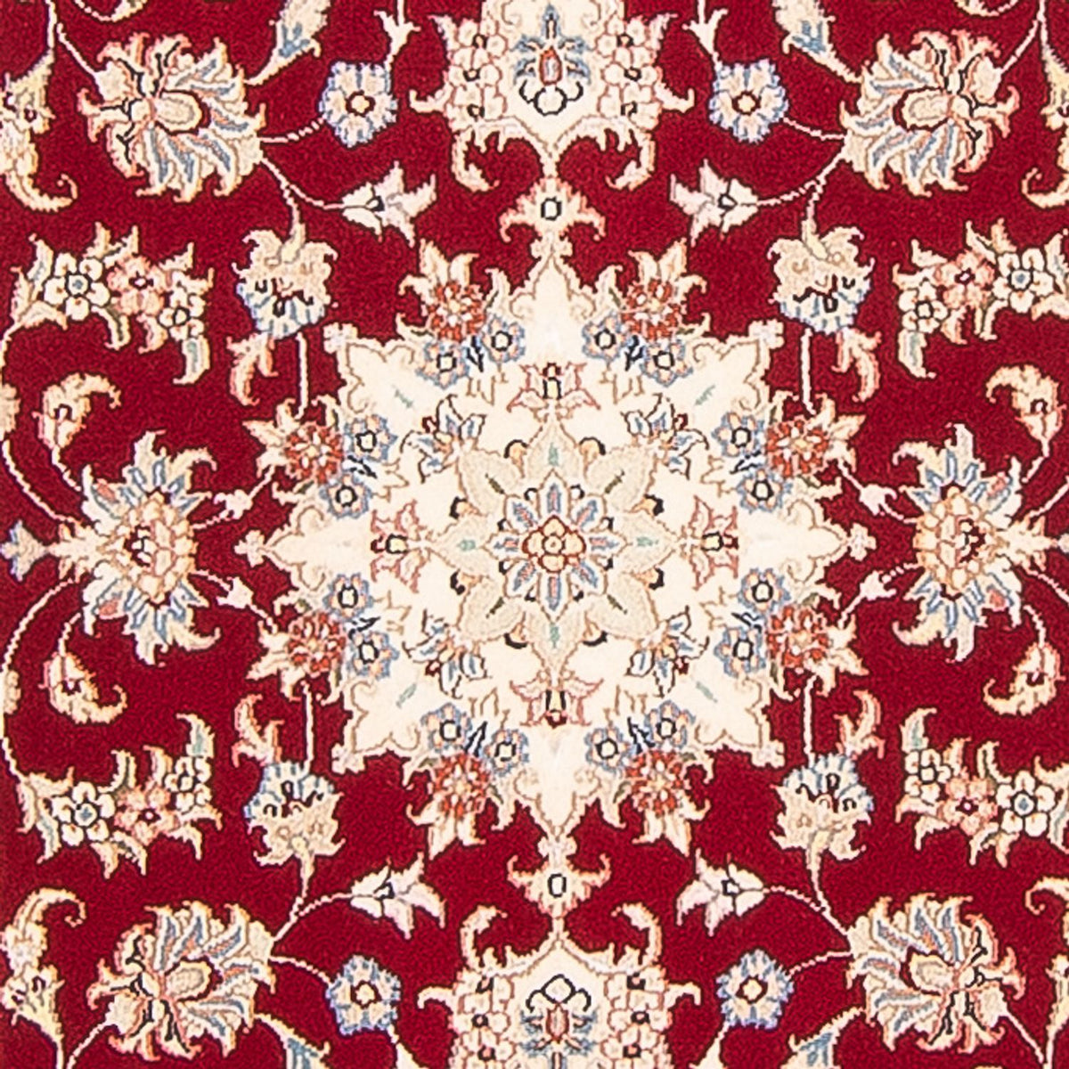 Tapis de couloir Tapis persan - Tabriz - Royal - 305 x 80 cm - rouge