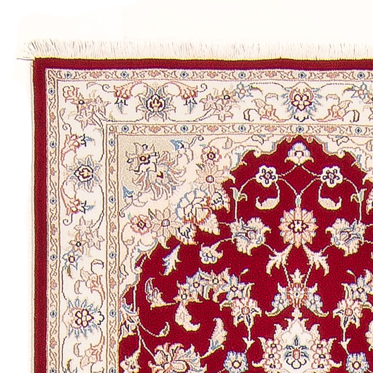 Tapis de couloir Tapis persan - Tabriz - Royal - 305 x 80 cm - rouge