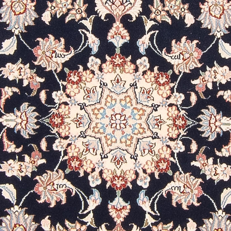 Tapis de couloir Tapis persan - Tabriz - Royal - 251 x 80 cm - bleu foncé