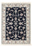Tapis persan - Nain - Premium - 118 x 80 cm - bleu foncé