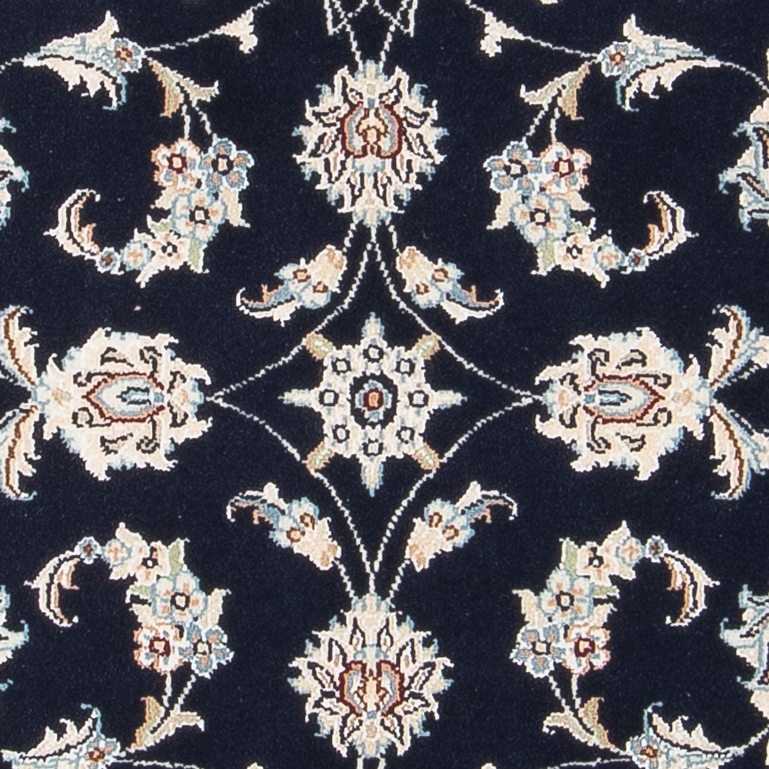 Tapis persan - Nain - Premium - 118 x 80 cm - bleu foncé