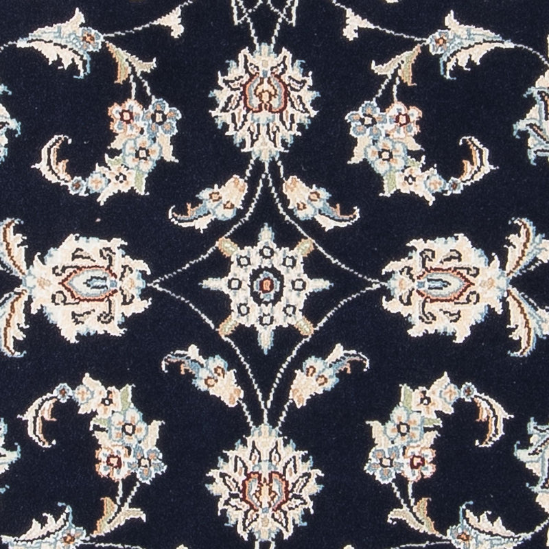 Tapis persan - Nain - Premium - 118 x 80 cm - bleu foncé