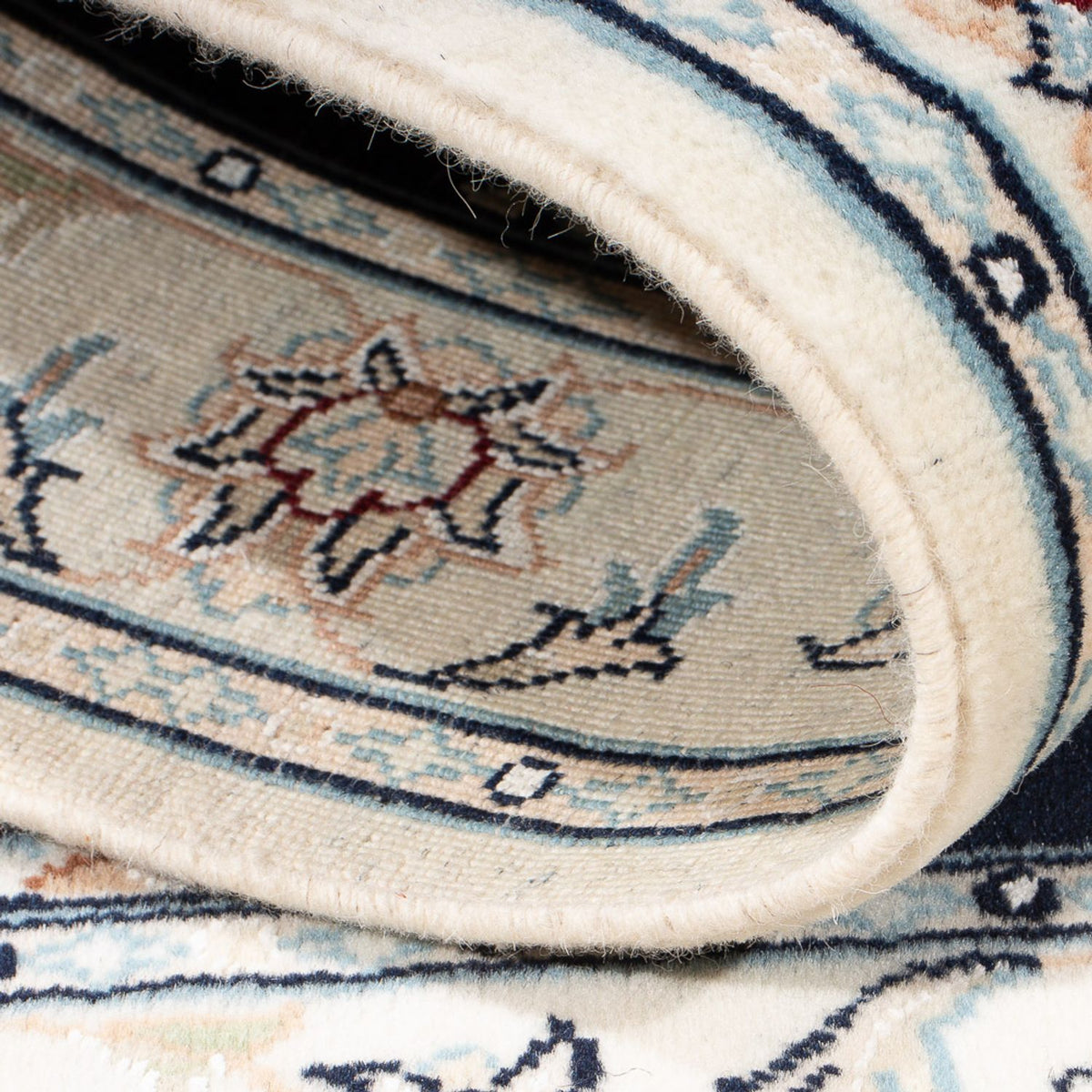 Tapis persan - Nain - Premium - 118 x 80 cm - bleu foncé