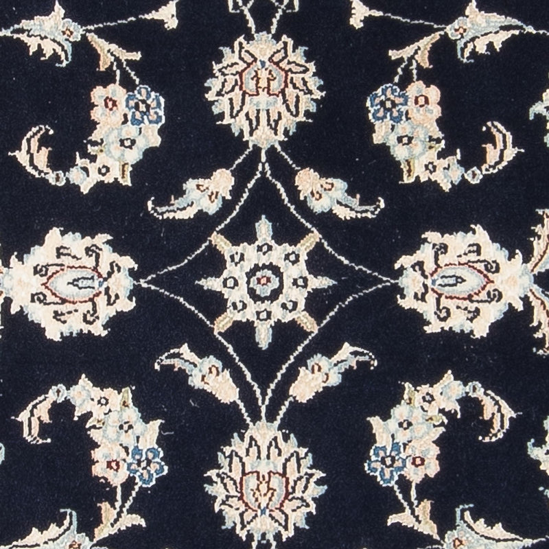 Tapis persan - Nain - Premium - 115 x 80 cm - bleu foncé