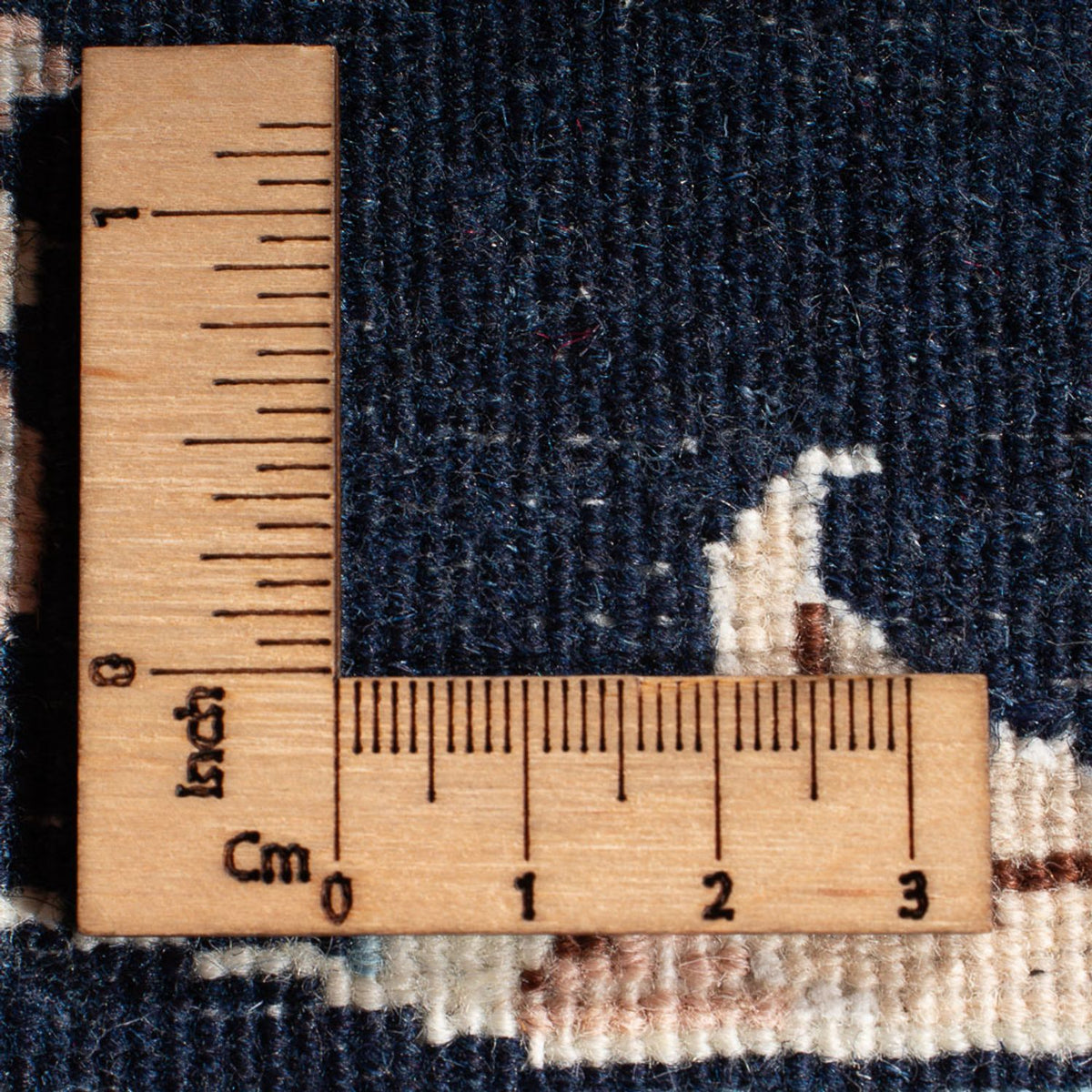 Tapis persan - Nain - Premium - 115 x 80 cm - bleu foncé