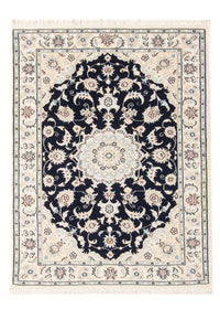 Tapis persan - Nain - Premium - 117 x 81 cm - bleu foncé
