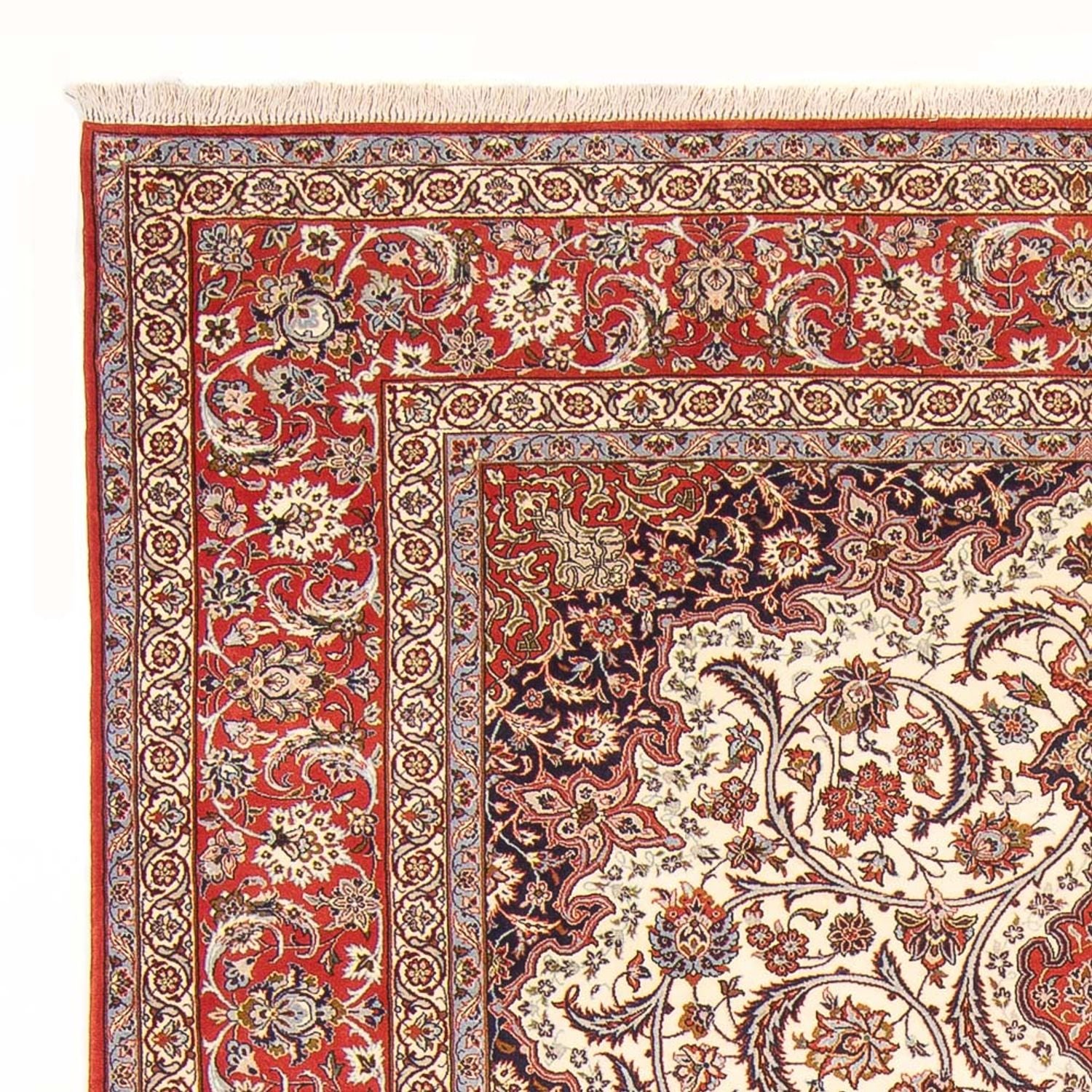 Tapis persan - Isfahan - Premium - 300 x 204 cm - crème
