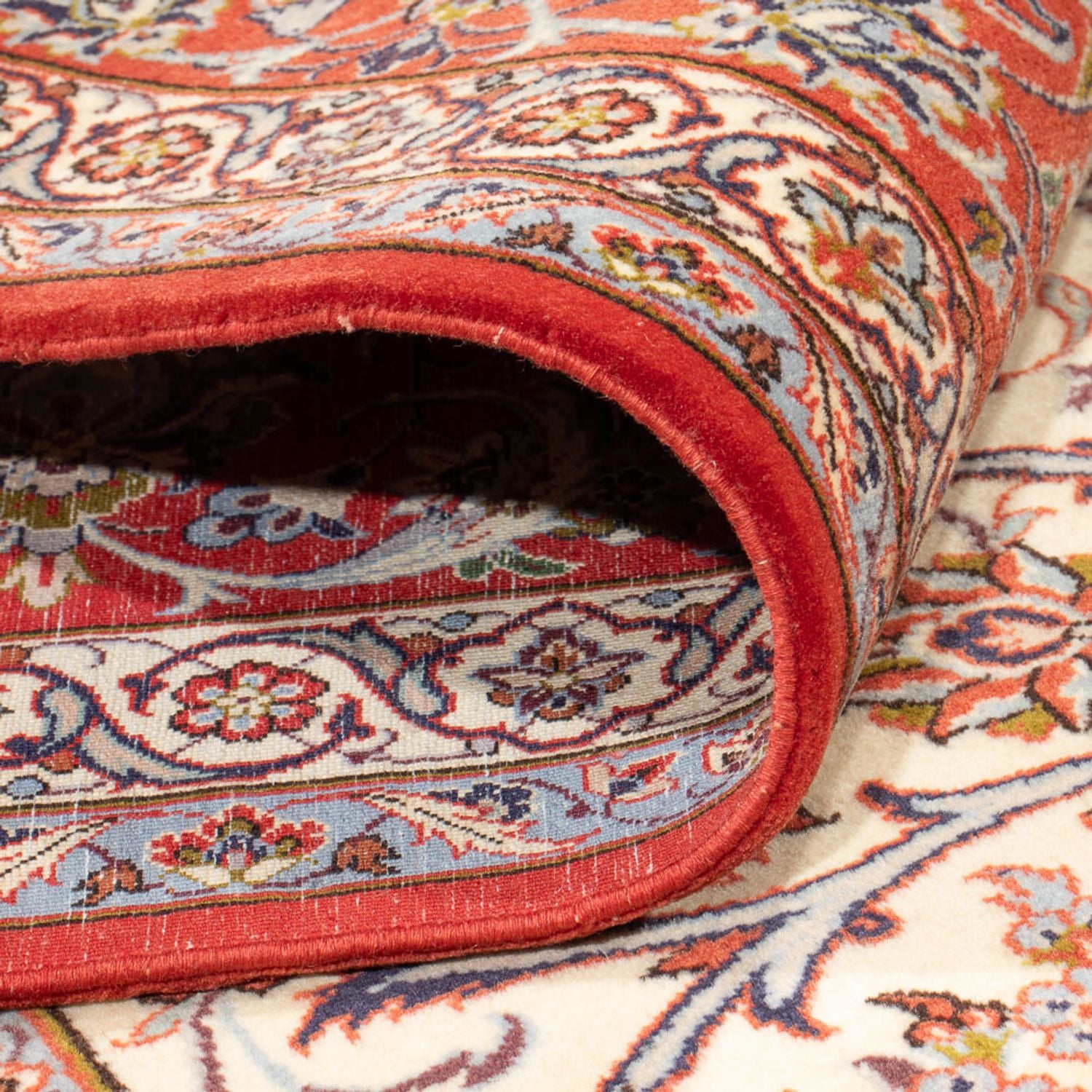 Tapis persan - Isfahan - Premium - 300 x 204 cm - crème