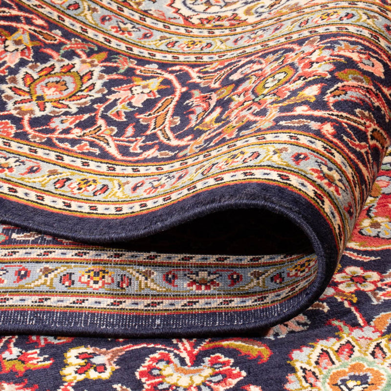 Tapis persan - Keshan - 312 x 201 cm - bleu foncé