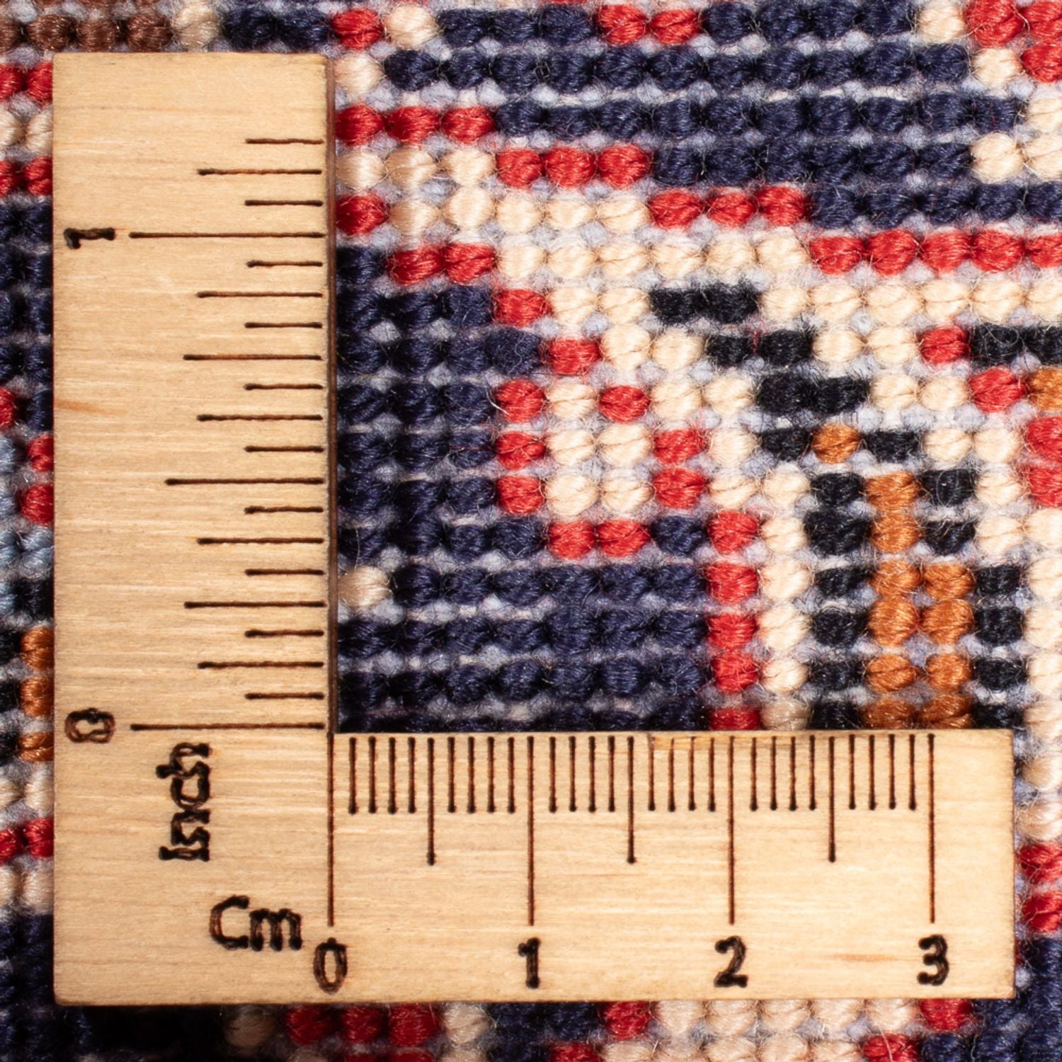 Tapis persan - Keshan - 312 x 201 cm - bleu foncé