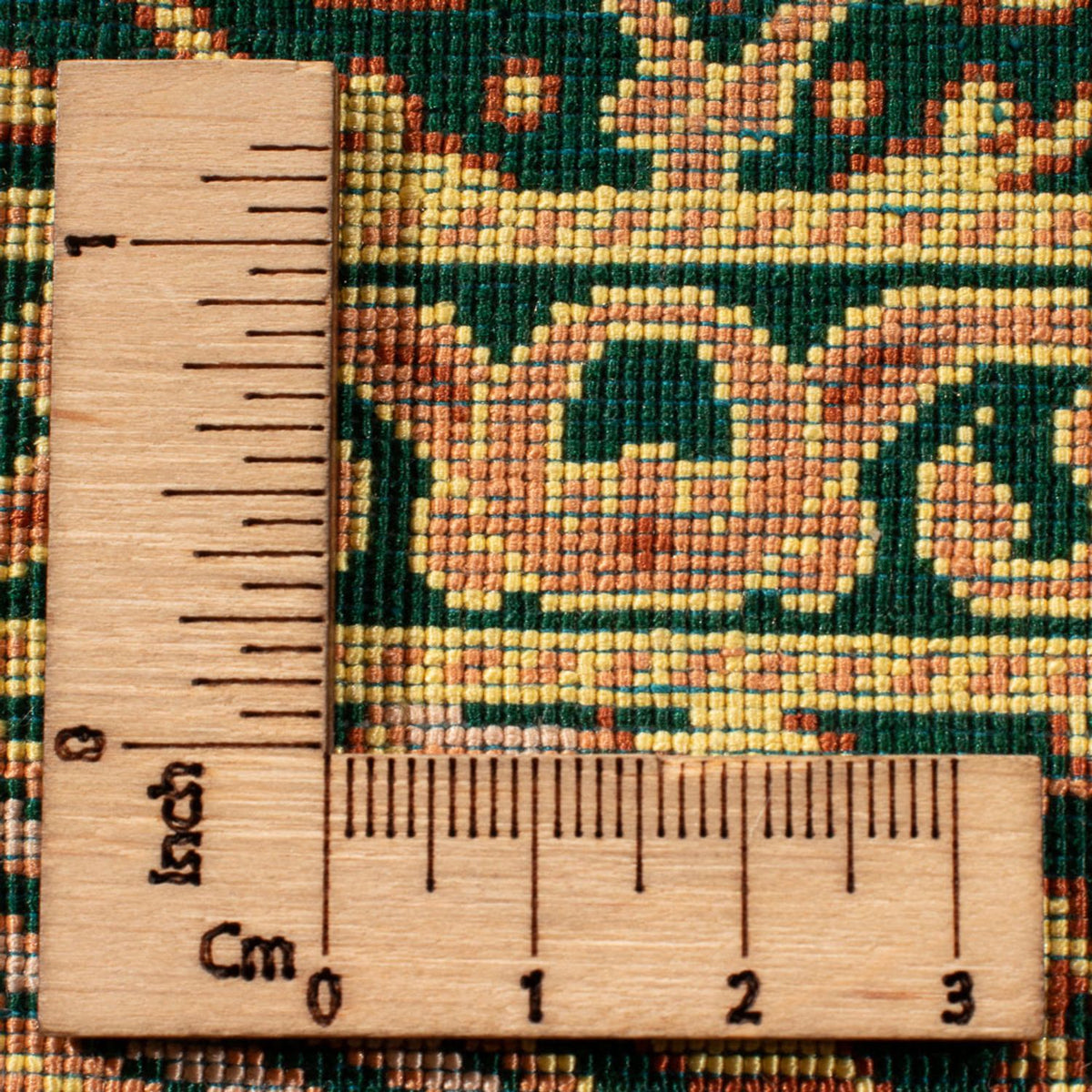 Tapis en soie - Ghom soie - Premium - 294 x 196 cm - vert olive