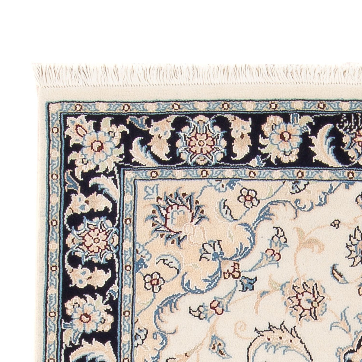 Tapis persan - Nain - Premium - 120 x 81 cm - crème