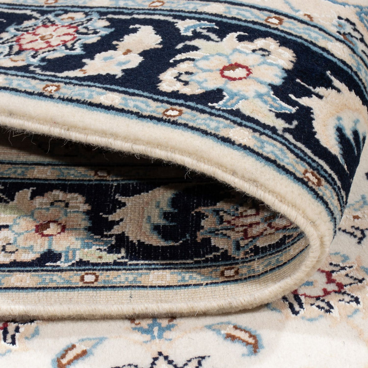 Tapis persan - Nain - Premium - 120 x 81 cm - crème