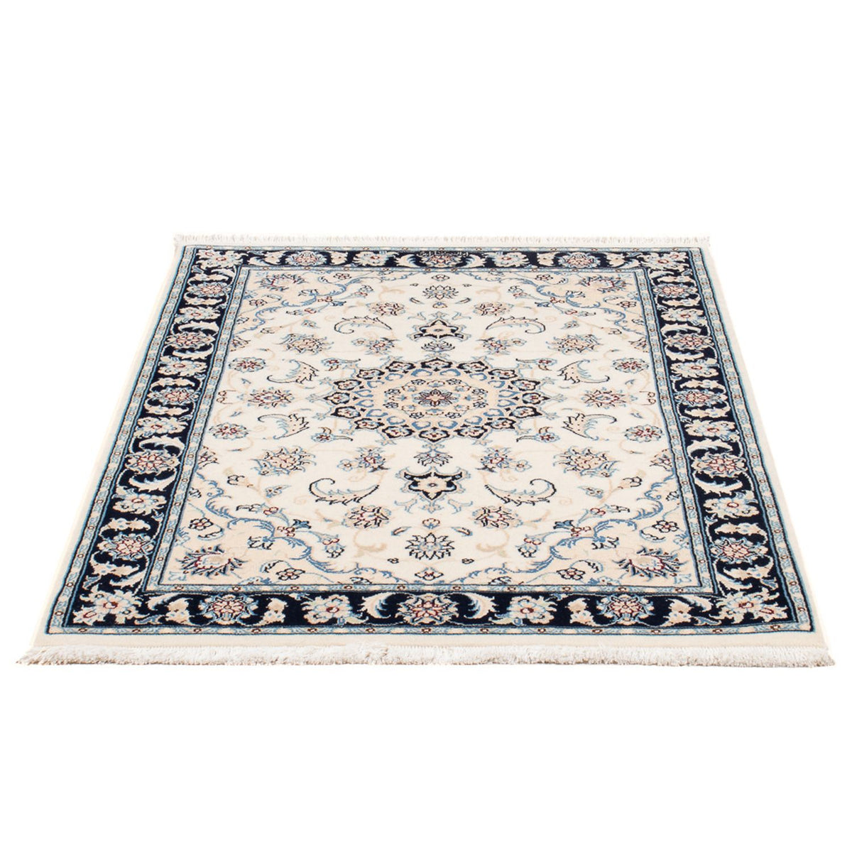 Tapis persan - Nain - Premium - 120 x 81 cm - crème