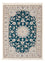 Tapis persan - Nain - Premium - 120 x 81 cm - vert foncé
