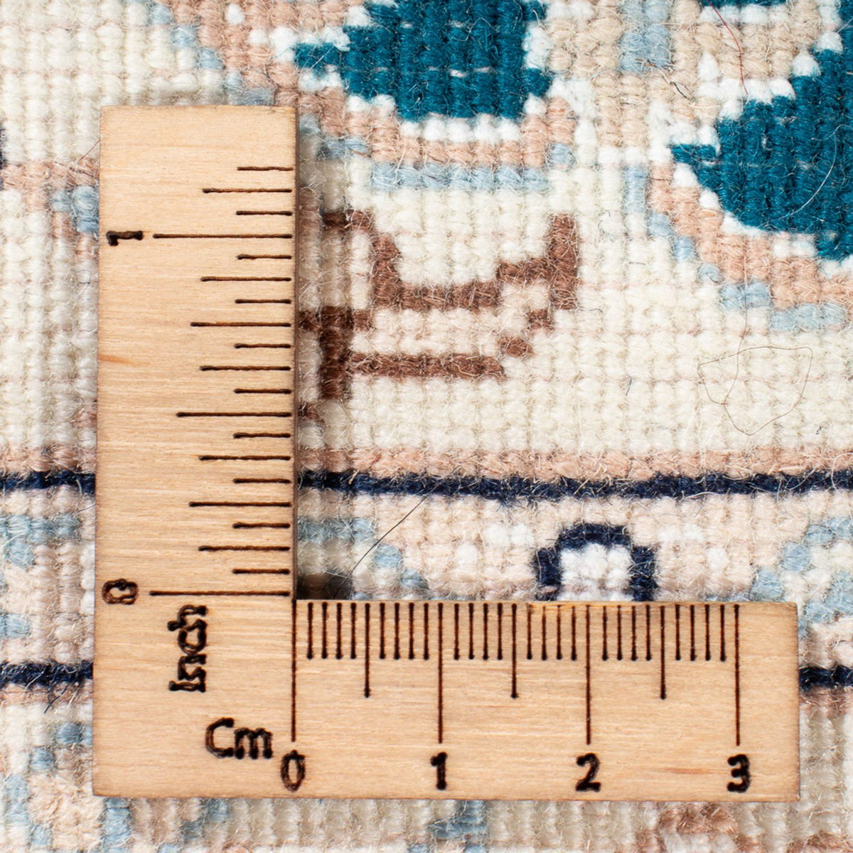 Tapis persan - Nain - Premium - 120 x 81 cm - vert foncé