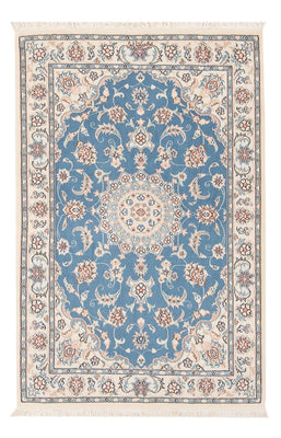 Tapis persan - Nain - Premium - 122 x 81 cm - bleu clair