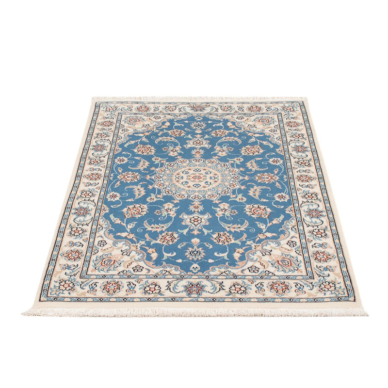 Tapis persan - Nain - Premium - 122 x 81 cm - bleu clair