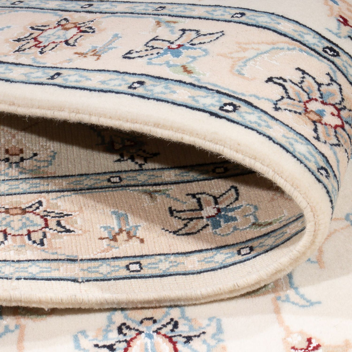 Tapis persan - Nain - Premium - 132 x 81 cm - crème