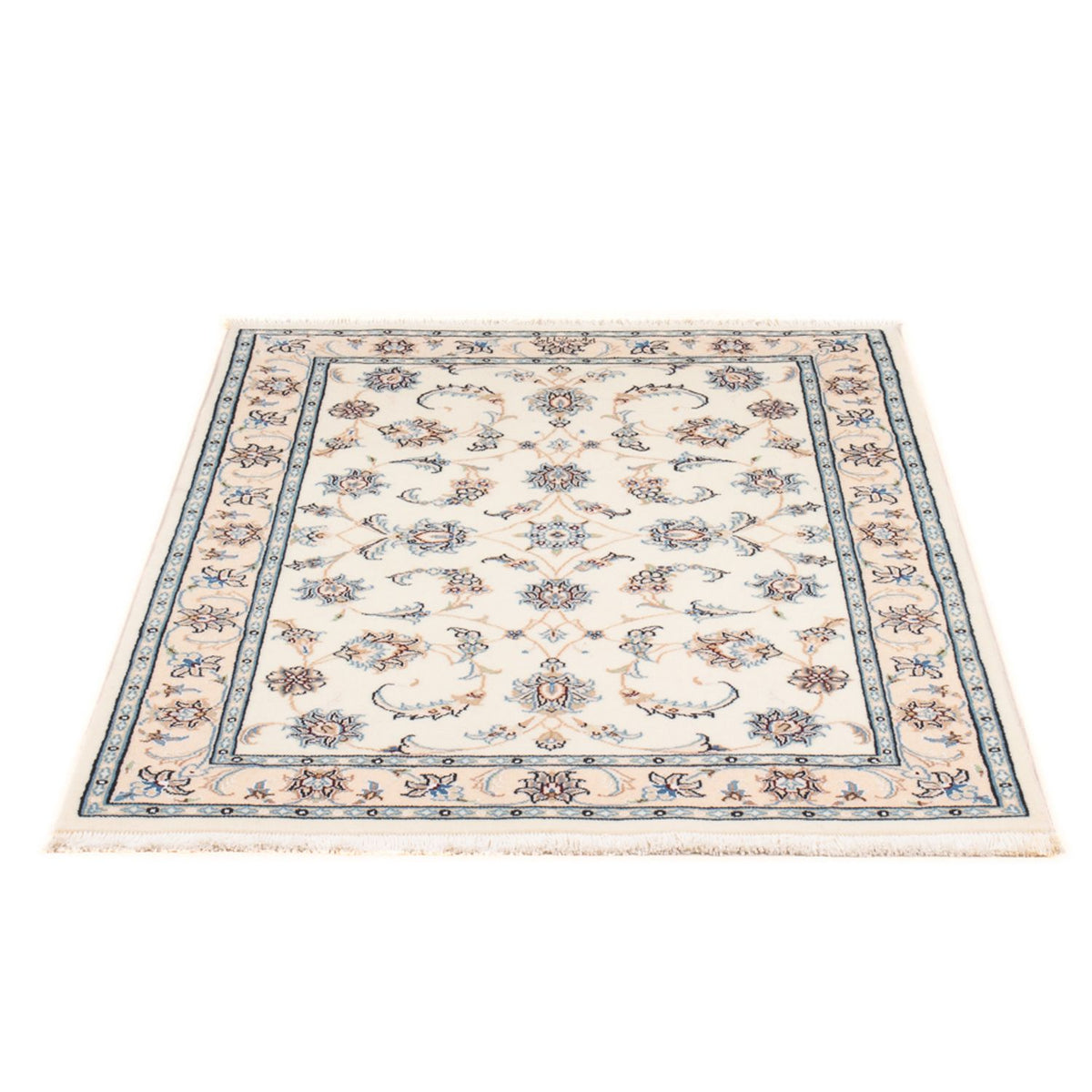 Tapis persan - Nain - Premium - 132 x 81 cm - crème