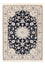 Tapis persan - Nain - Premium - 120 x 81 cm - bleu foncé