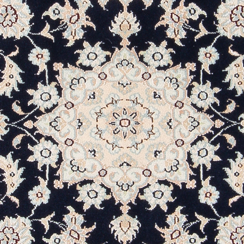 Tapis persan - Nain - Premium - 120 x 81 cm - bleu foncé