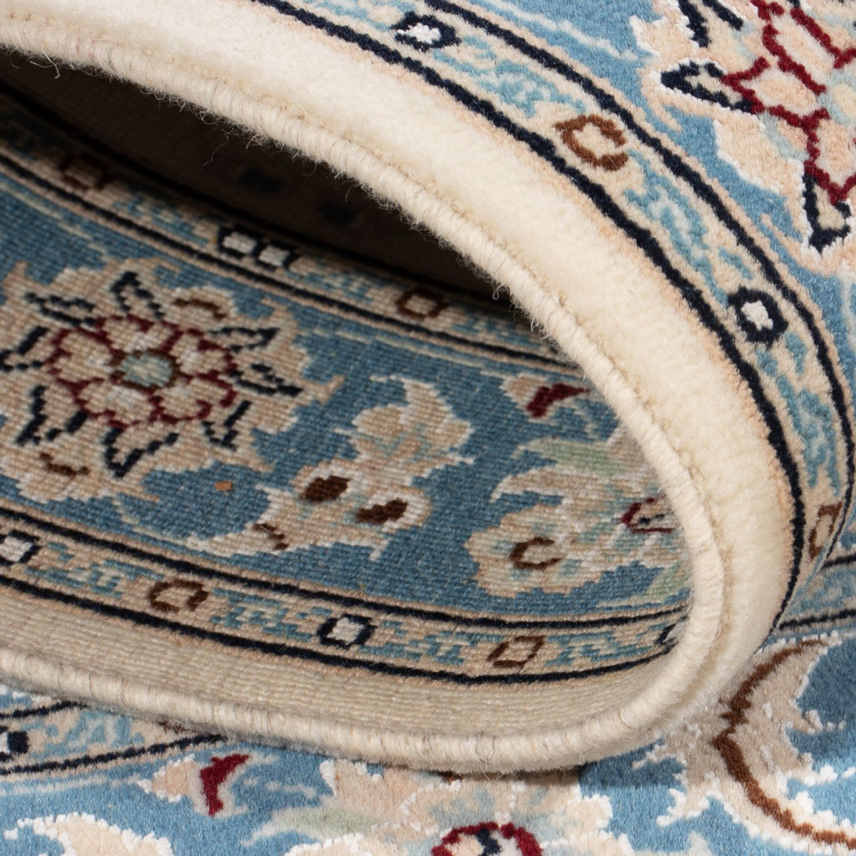 Tapis persan - Nain - Premium - 122 x 82 cm - crème