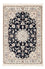 Tapis persan - Nain - Premium - 120 x 80 cm - bleu foncé