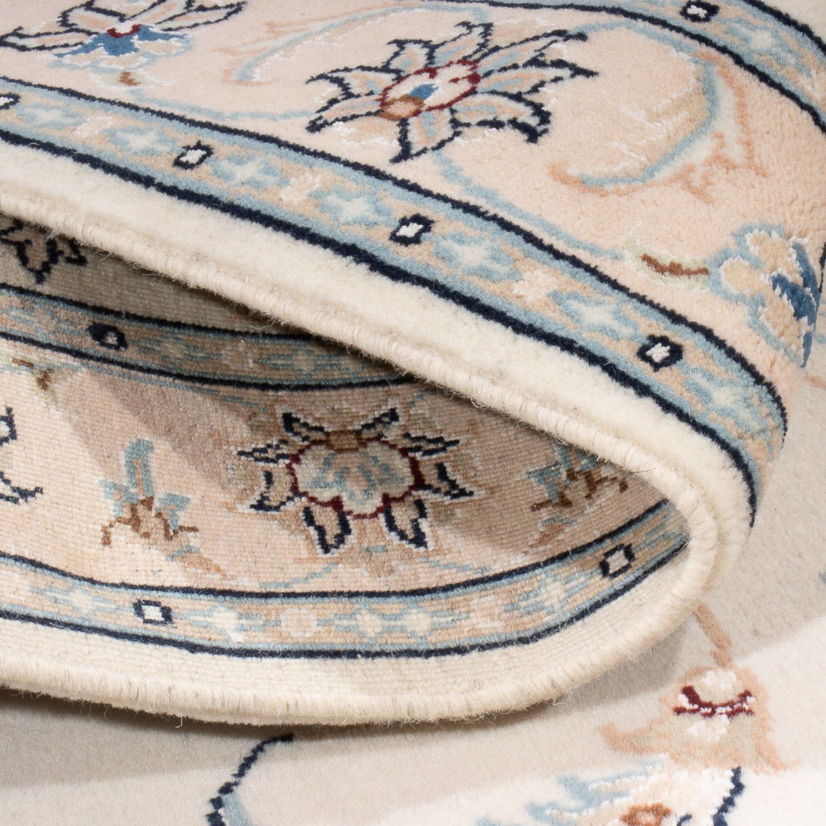 Tapis persan - Nain - Premium - 115 x 81 cm - crème