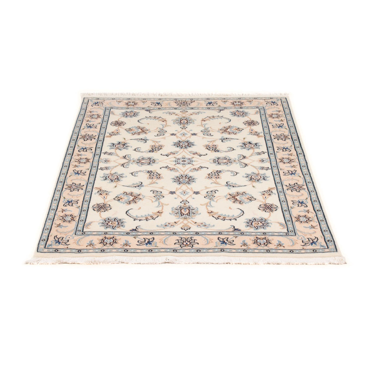 Tapis persan - Nain - Premium - 115 x 81 cm - crème