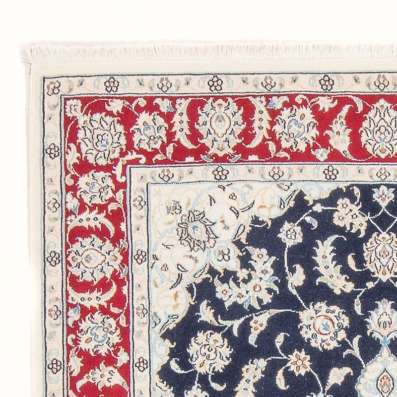 Tapis persan - Nain - Royal - 178 x 120 cm - bleu foncé