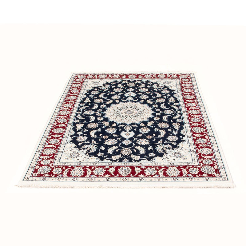 Tapis persan - Nain - Royal - 178 x 120 cm - bleu foncé