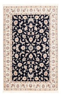Tapis persan - Nain - Premium - 174 x 120 cm - bleu foncé